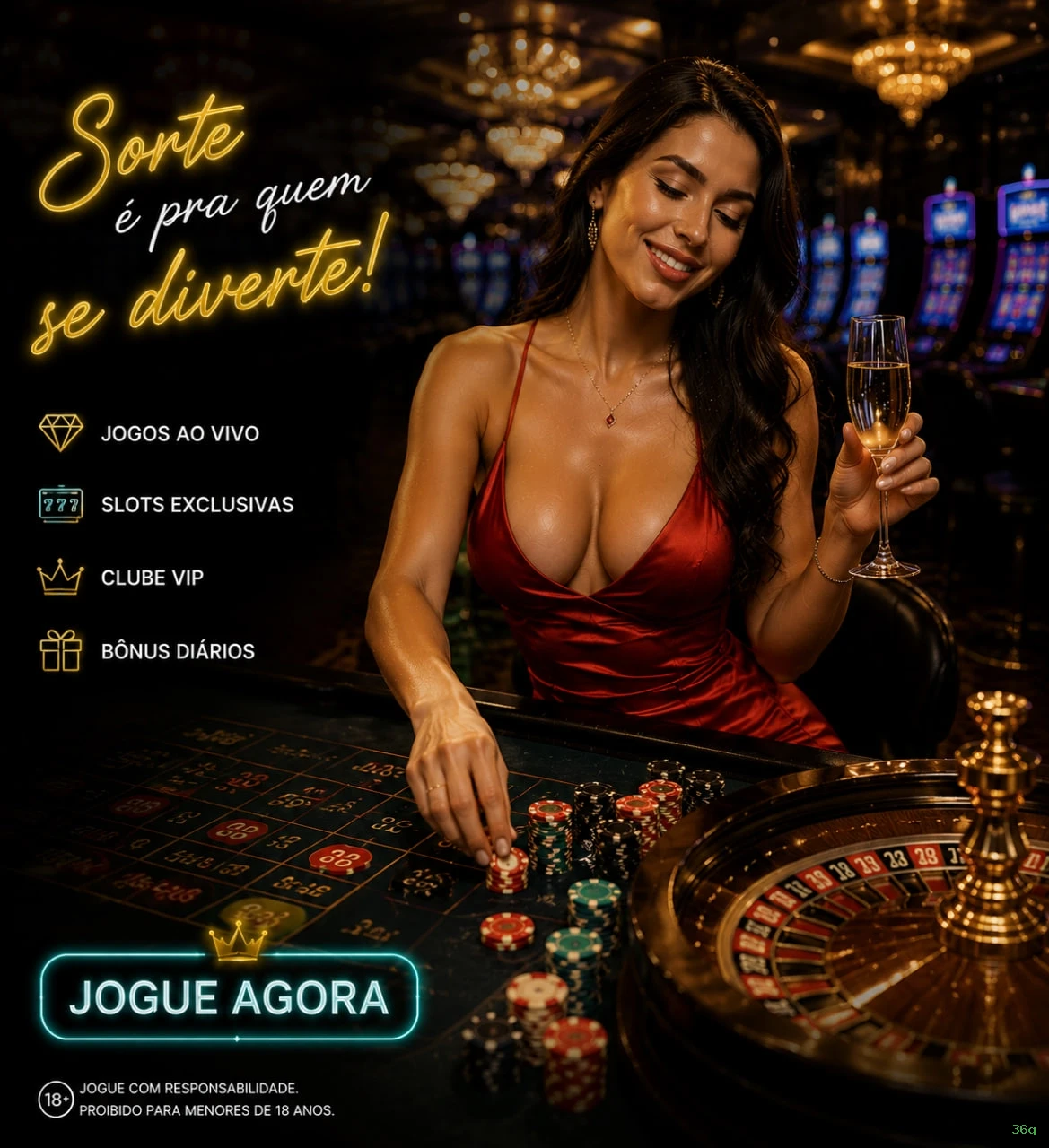 Cassino ao vivo da 36q com dealers reais